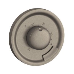 Legrand Céliane - Enjoliveur pour thermostat d'ambiance pour chauffage électrique ou climatisation - Titanium - Réf : CT0250
