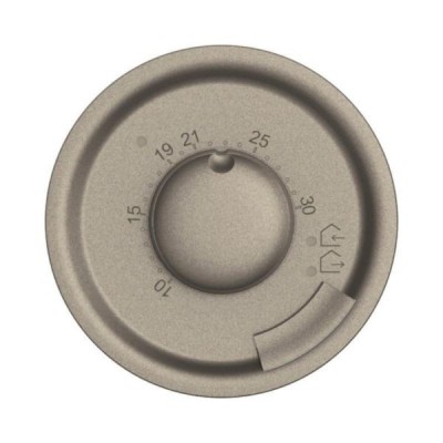 Legrand Céliane - Enjoliveur pour thermostat d'ambiance pour chauffage électrique ou climatisation - Titanium - Réf : CT0250