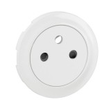 Legrand Céliane - Enjoliveur pour prise de courant fort 2P+T Surface Confort - Blanc - Réf : CB0111