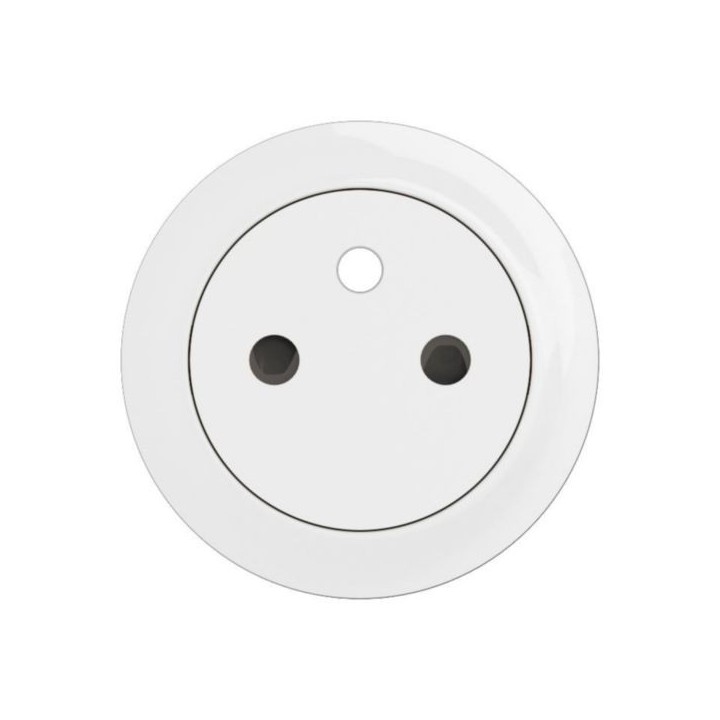 Legrand Céliane - Enjoliveur pour prise de courant fort 2P+T Surface Confort - Blanc - Réf : CB0111