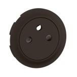 Legrand Céliane - Enjoliveur pour prise de courant fort 2P+T Surface Confort - Noir - Réf : CN0111