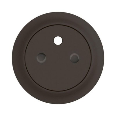 Legrand Céliane - Enjoliveur pour prise de courant fort 2P+T Surface Confort - Noir - Réf : CN0111
