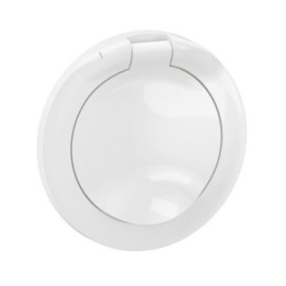Legrand Céliane - Enjoliveur pour prise de courant fort 2P+T Surface Confort à volet - IP44 - Réf : CB8111