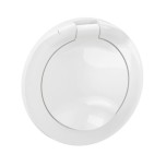 Legrand Céliane - Enjoliveur pour prise de courant fort 2P+T Surface Confort à volet - IP44 - Réf : CB8111