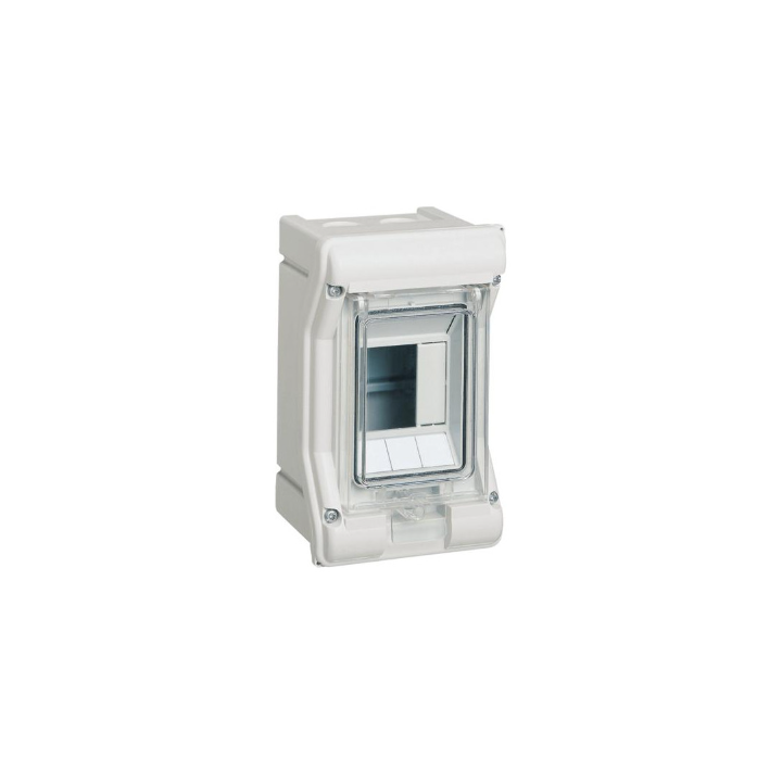 Hager - Coffret étanche Vector - IP55 - 1 rangée - 3+1 modules - Réf : VE103F