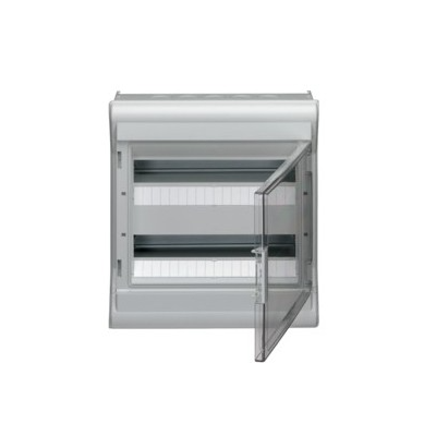 Hager - Coffret étanche Vector - IP55 - 2 rangées - 36 modules - Gris - Réf : VE218F