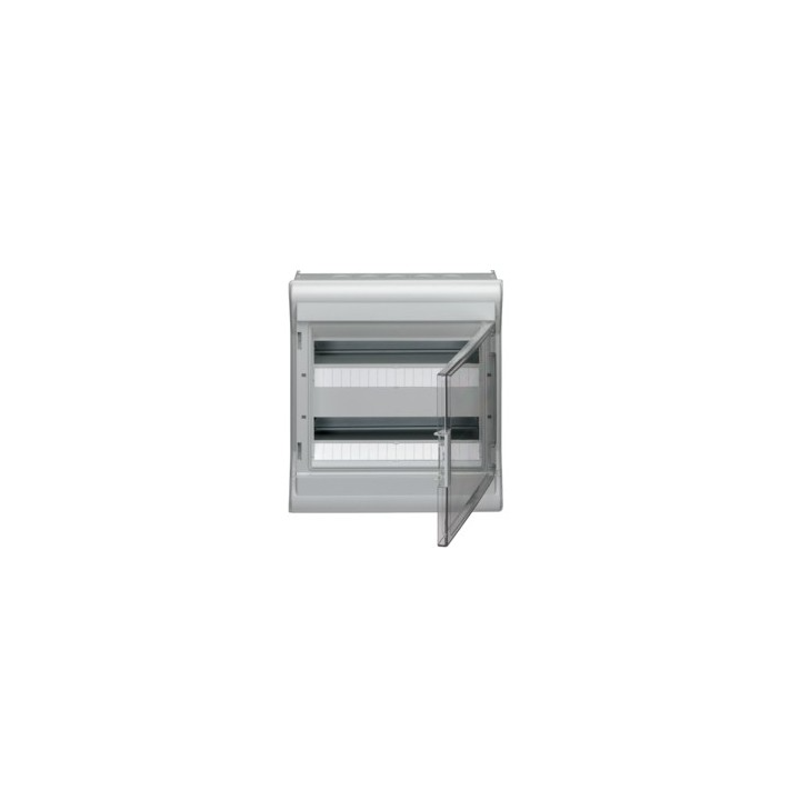 Hager - Coffret étanche Vector - IP55 - 2 rangées - 36 modules - Gris - Réf : VE218F