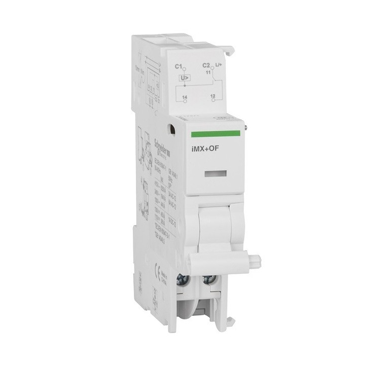 Schneider - Acti9 - iMX+OF déclencheur à émission tension + Contact auxiliaire 100-415VCA 110-130VCC - Réf : A9A26946