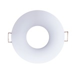 Krisane - Support spot fixe - Ø85 x H40 mm - Blanc - Encastrable - Anti-éblouissement - Réf : KRI20014