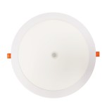 Krisane - Spot downlight led avec détecteur - 4000K - 24W - Ø295 mm - Blanc - Réf : KRI26355