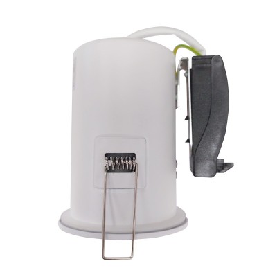 Krisane - Support spot orientable - Ø86 x H140 mm - Blanc - Encastrable - Anti-éblouissement - Réf : KRI20051