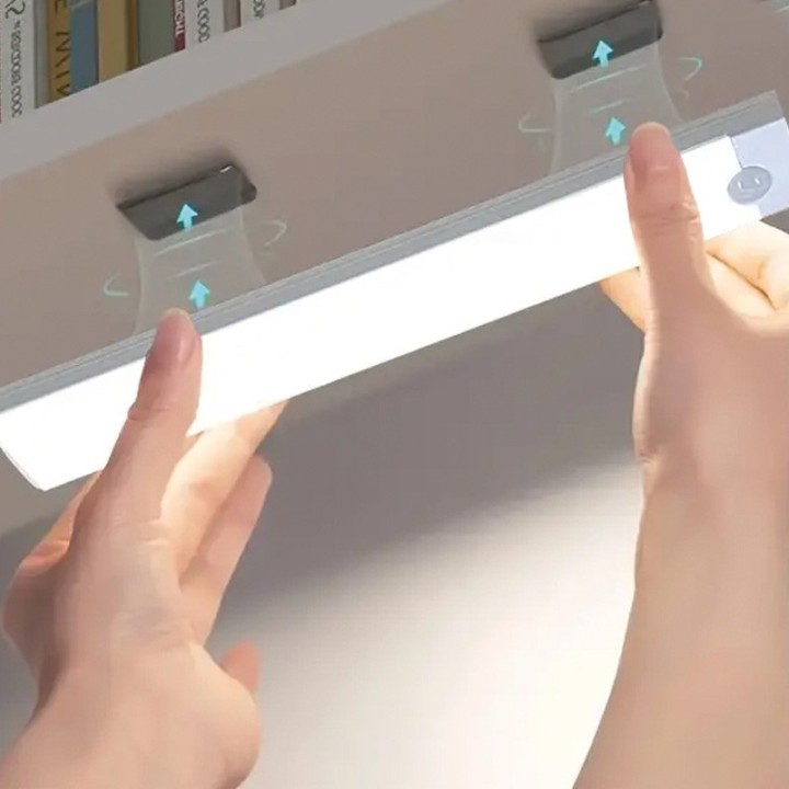 Krisane - Réglette LED à détection CCT (3 températures de couleur) aimantée -rechargeable - USB - réf : KRI20334