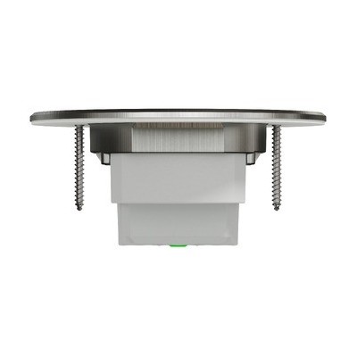 Schneider - Unica System+ - Prise de sol XS - IK08 - IP44 - 2P+T - ronde métal - Réf : INS52103