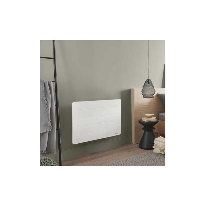 Atlantic - Nirvana Neo - Radiateur à chaleur douce connecté - 1500W - Horizontal - Blanc - Réf : 529918