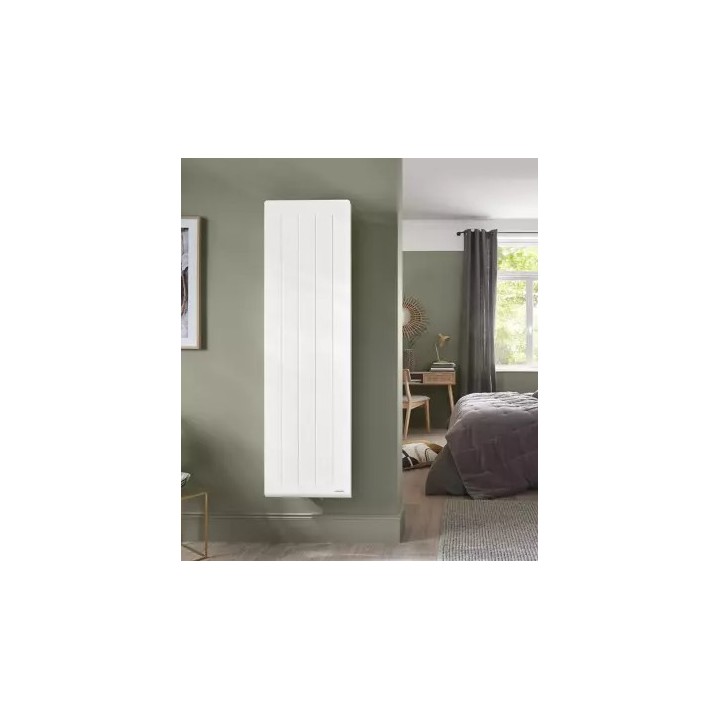 Atlantic - Nirvana Neo - Radiateur à chaleur douce connecté - 2000W - Vertical- Blanc - Réf : 529913