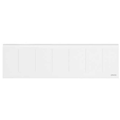 Atlantic - Nirvana Neo - Radiateur à chaleur douce connecté - 750W - Plinthe- Blanc - Réf : 529921