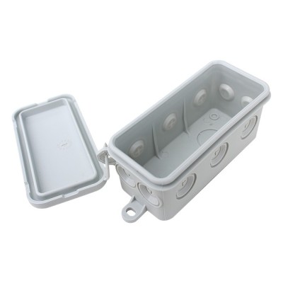 Eur'ohm - Boite de dérivation étanche - IP55 - Couvercle enclipsable - 80x40x40 mm - Réf : 50030