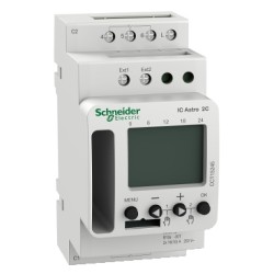 Schneider - Acti9 IC Astro - interrupteur crépusculaire programmable - 2 canaux - smart - Réf : CCT15245