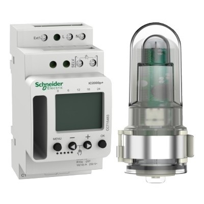 Schneider - Acti9 IC2000p+ - interrupteur crépusculaire programmable - Réf : CCT15483