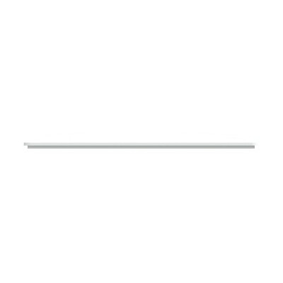 Schneider - Ovalis - Plaque de finition - 2 postes Horizontal - 71mm - Blanc bague Laiton - Réf : S320704D