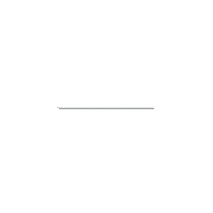 Schneider - Ovalis - Plaque de finition - 2 postes Horizontal - 71mm - Blanc bague Laiton - Réf : S320704D