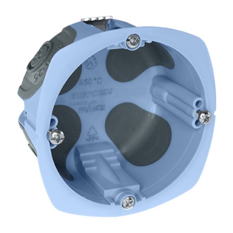 Eur'Ohm - Boîte d'encastrement - XL AIR'métic - 1 poste - prof. 60 mm - Réf : 52073