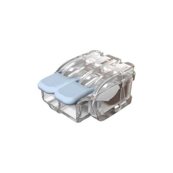 Eurohm - Lot de 50 bornes de connexion à levier - 2P - 0.2 à 6 mm² - Réf : 70082