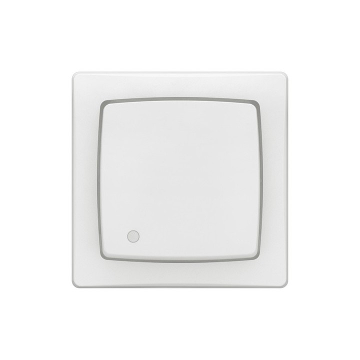 Legrand - Transformeur 3 en 1 : interrupteur, va-et-vient, poussoir lumineux Saillie complet blanc - bornes auto - Réf : 086017L