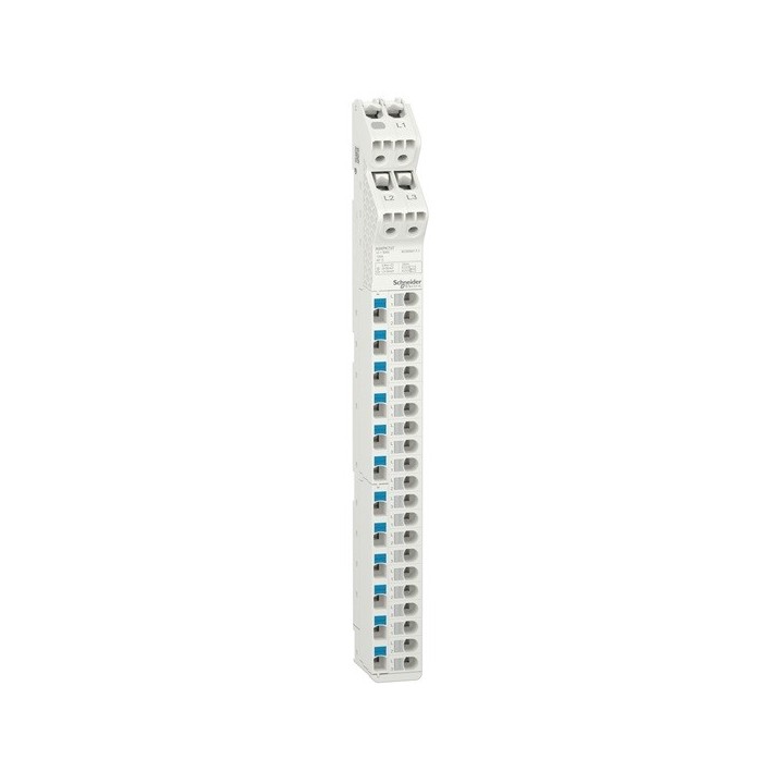Schneider - Acti9 Vdis - Répartiteur vertical - 125A 250/440V 33 points de connexion - Réf : A9XPK707