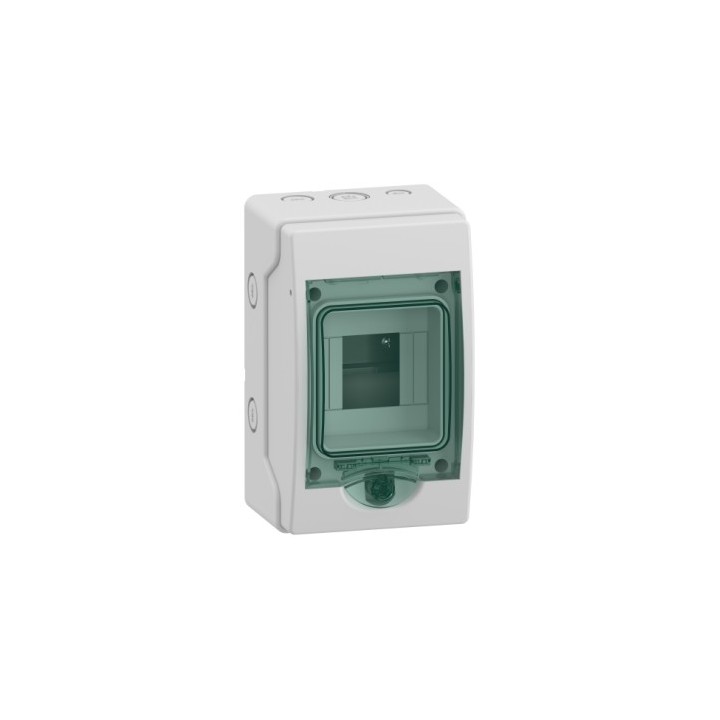 Schneider Mureva - Mini coffret étanche pour appareillage modulaire 123x200mm 4 Modules - Réf : 13957M