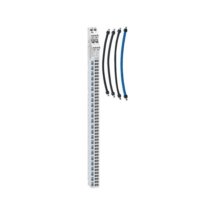Schneider - Acti9 Vdis - Répartiteur vertical - 160A 250/440V 66 points de connexion - Réf : A9XPK715