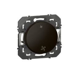 Legrand - Interrupteur commande VMC dooxie finition noir mat - Réf : 600207