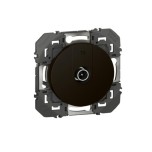 Legrand - Prise TV simple étoile blindée dooxie finition noir mat - Réf : 600551
