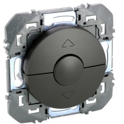 Legrand - Commande de volets roulants dooxie finition noir mat - Réf : 600221