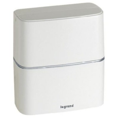 Legrand - Kit carillon radio sans fils Sérénité double à piles - blanc- Réf : 094272
