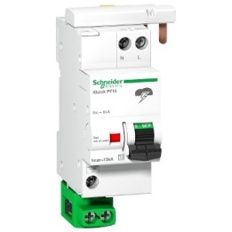 Schneider - Acti9 - iQuick PF10 - Parafoudre - 1P+N - 230V - 10kA - avec câble de terre - Réf : A9L16617