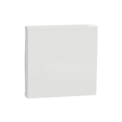 Schneider - Unica - enjoliveur interrupteur ou bouton-poussoir - 2 mod - Blanc - Réf : NU920018