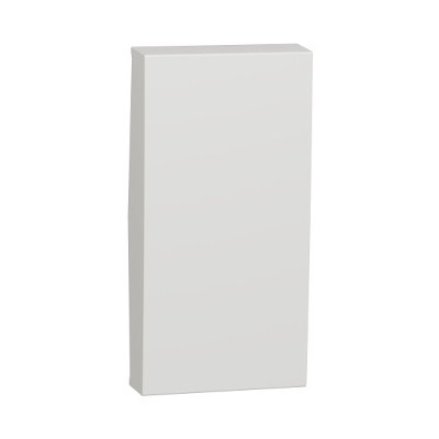 Schneider - Unica - enjoliveur interrupteur ou bouton-poussoir - 1 mod - Blanc - Réf : NU910018
