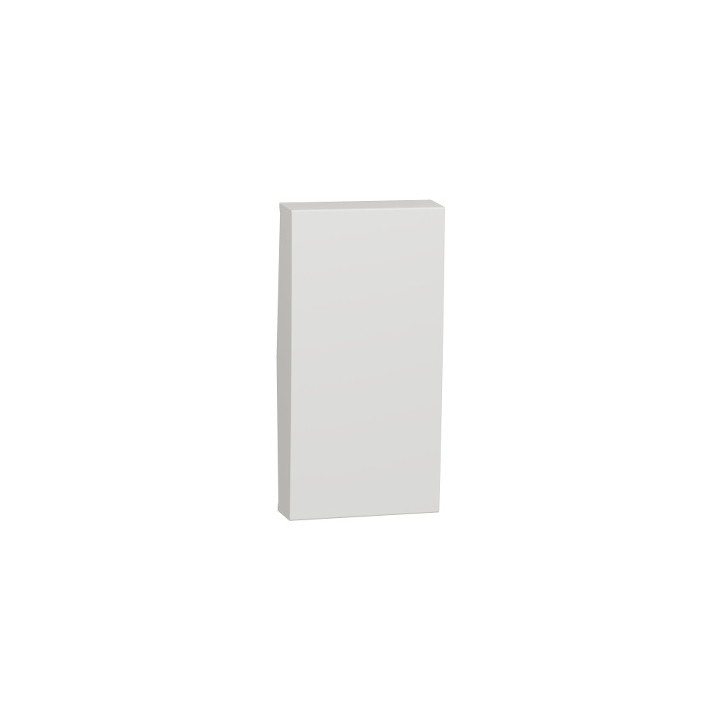 Schneider - Unica - enjoliveur interrupteur ou bouton-poussoir - 1 mod - Blanc - Réf : NU910018