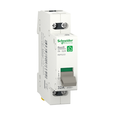 Schneider - Resi9 - Interrupteur sectionneur - 2P - 32A - 2NO - 250VCA - Réf : R9PS232