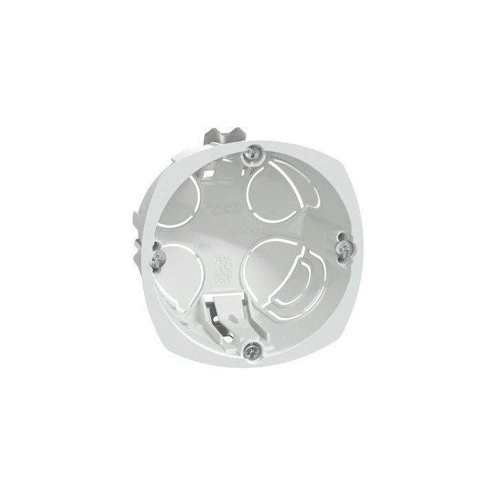 Schneider - Multifix - Boîte d'encastrement - Ø 67mm - prof 40mm - 1 poste - Réf : IMT35914