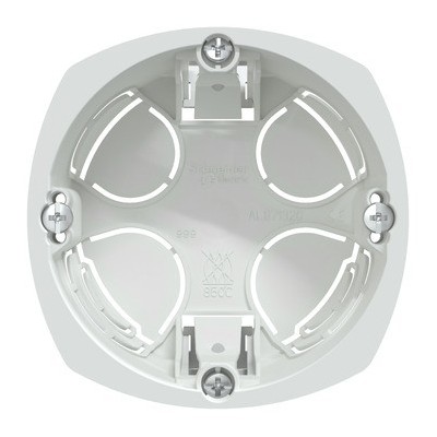 Schneider - Multifix - Boîte d'encastrement - Ø 67mm - prof 40mm - 1 poste - Réf : IMT35914