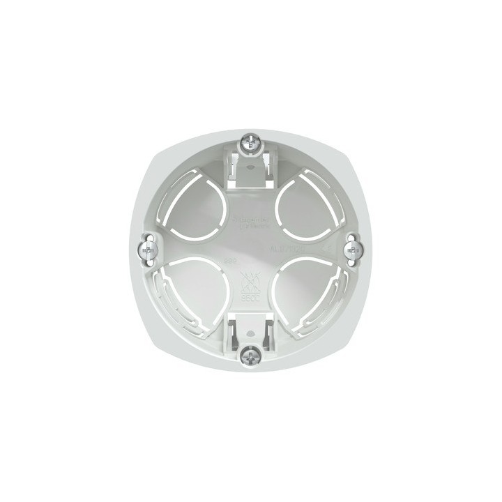 Schneider - Multifix - Boîte d'encastrement - Ø 67mm - prof 40mm - 1 poste - Réf : IMT35914