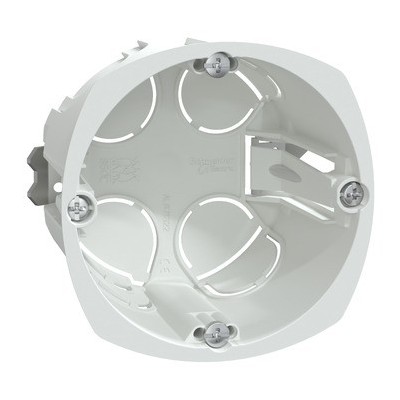 Schneider - Multifix - Boîte d'encastrement - Ø 67mm - prof 50mm - 1 poste - Réf : IMT35915