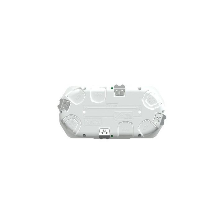 Schneider - Multifix - Boîte d'encastrement - Ø 67mm - prof 50mm - 2 postes - Réf : IMT35925