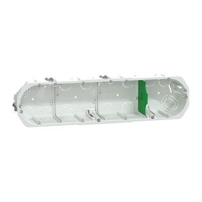 Schneider - Multifix - Boîte d'encastrement - Ø 67mm - prof 50mm - 4 postes - Réf : IMT35945