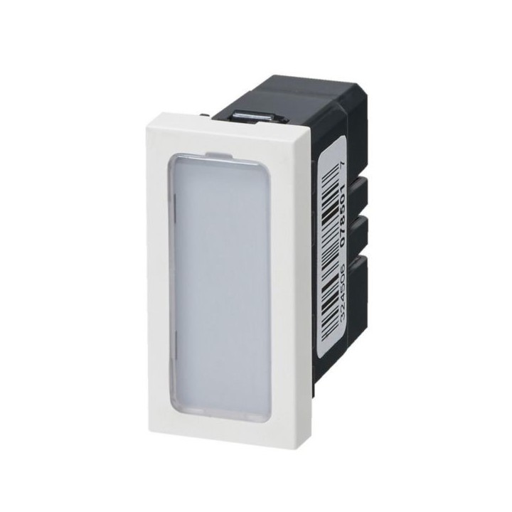 Legrand - Mosaic - Voyant antimicrobien simple - 230V - 1W - 1 module avec 4 étiquettes de couleur - Réf : 078501