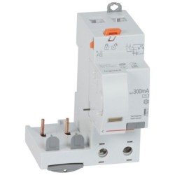 Legrand - Bloc différentiel adaptable à vis DX³ pour disjoncteur 1 module par pôle - 2P 230V~ 40A - Type AC 300mA - Réf : 410413