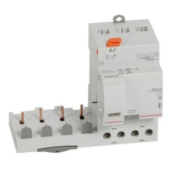 Legrand - Bloc différentiel adaptable à vis DX³ pour disjoncteur 1 module par pôle - 4P 400V~ 40A - Type AC 30mA - Réf : 410499