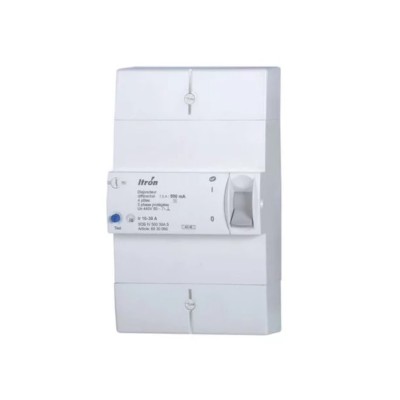 Itron - Disjoncteur de branchement différentiel instantané - 4x10/30A - 3P+N - Réf : 03616